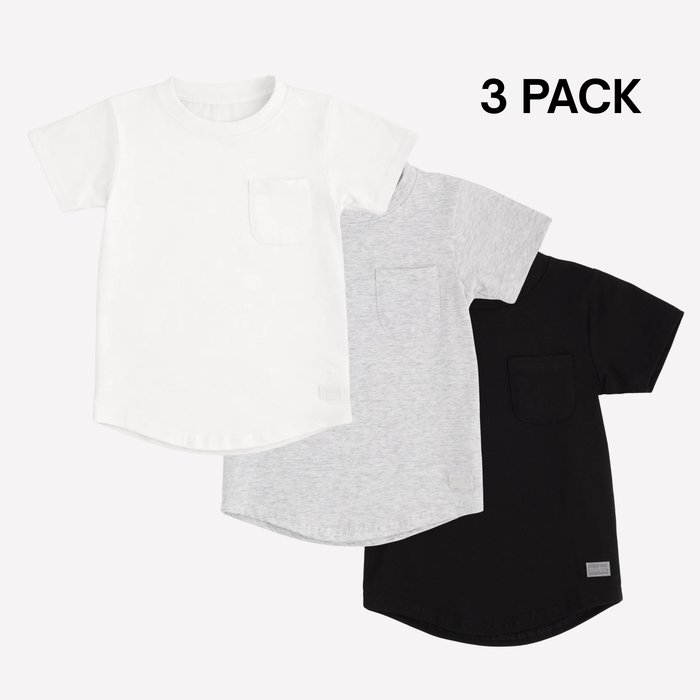 Lightweight T-Shirt | 3 Pack | Neutrals