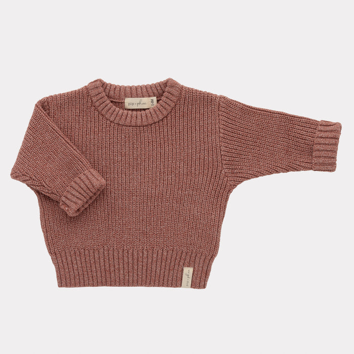 Knit Sweaters in Brick Knit