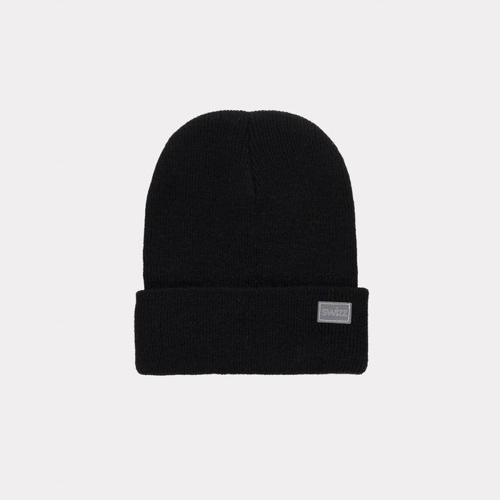 Cuffed Beanie in Black