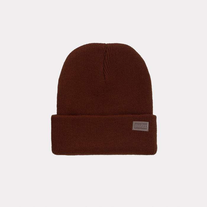 Cuffed Beanie in Coffee