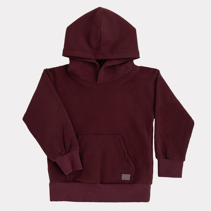 Ease Hoodie in Aubergine