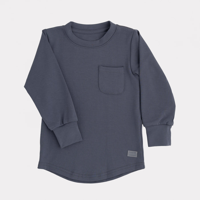 Premium Long Sleeve Shirt in Heritage Blue