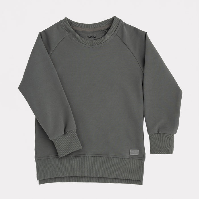 Foundation Pullover in Gravel Green