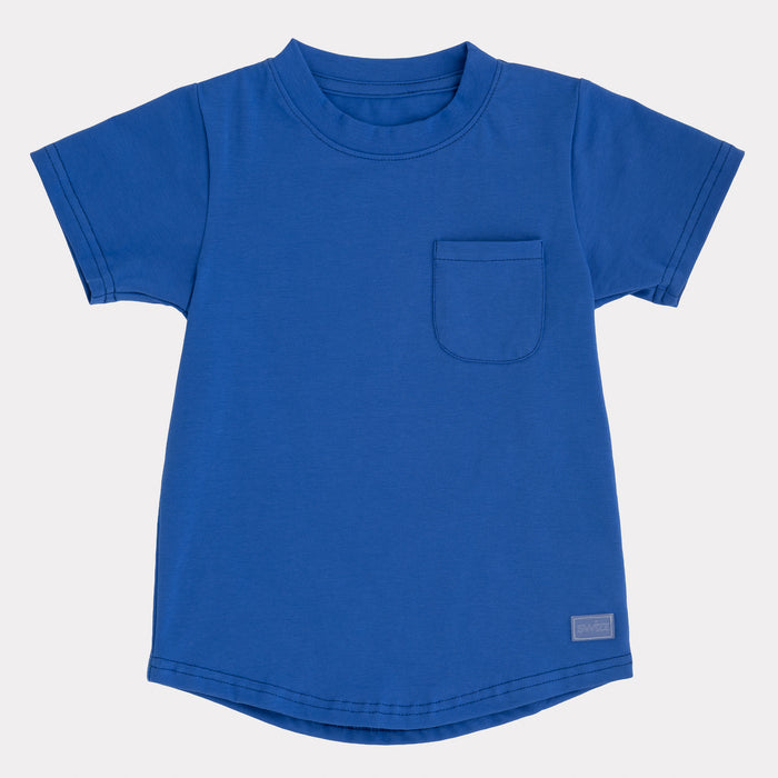 Lightweight Pocket T-Shirt in Marine